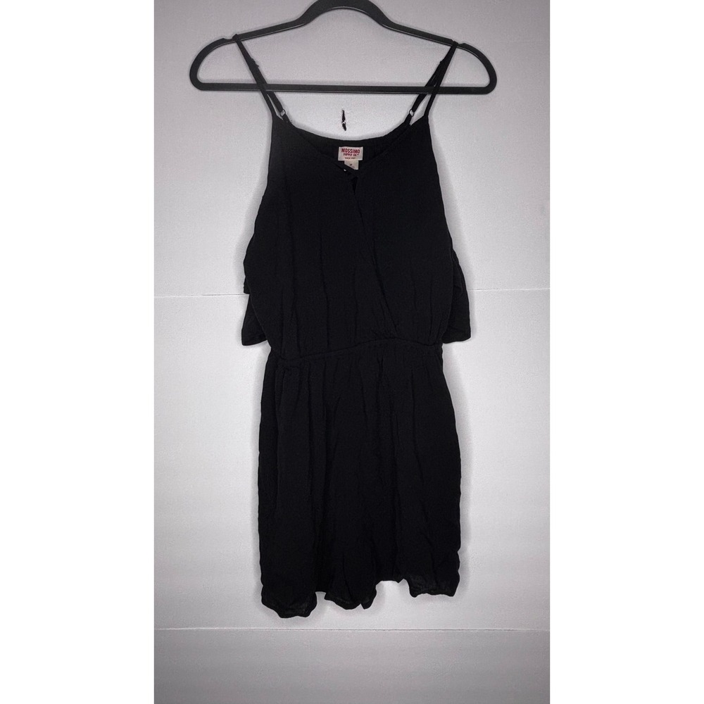 Mossimo‎ Supply Co. Black Romper Medium Sleeveless Casual Dress